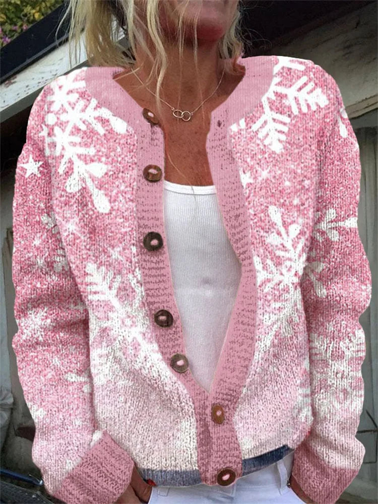 Women’s Knitted Cardigan | Button-Up