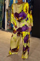 Women’s Wide Leg Two-Piece Set | Artistic Print