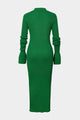 Women’s Long Sleeve Ribbed Dress | Maxi
