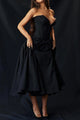 Women’s Corset Pleated Dress | Midi
