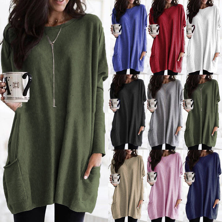 Women’s Oversized Long Sleeve Tunic | Casual Style