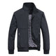 Men's Lightweight Jacket with Zip | Stand-Up Collar