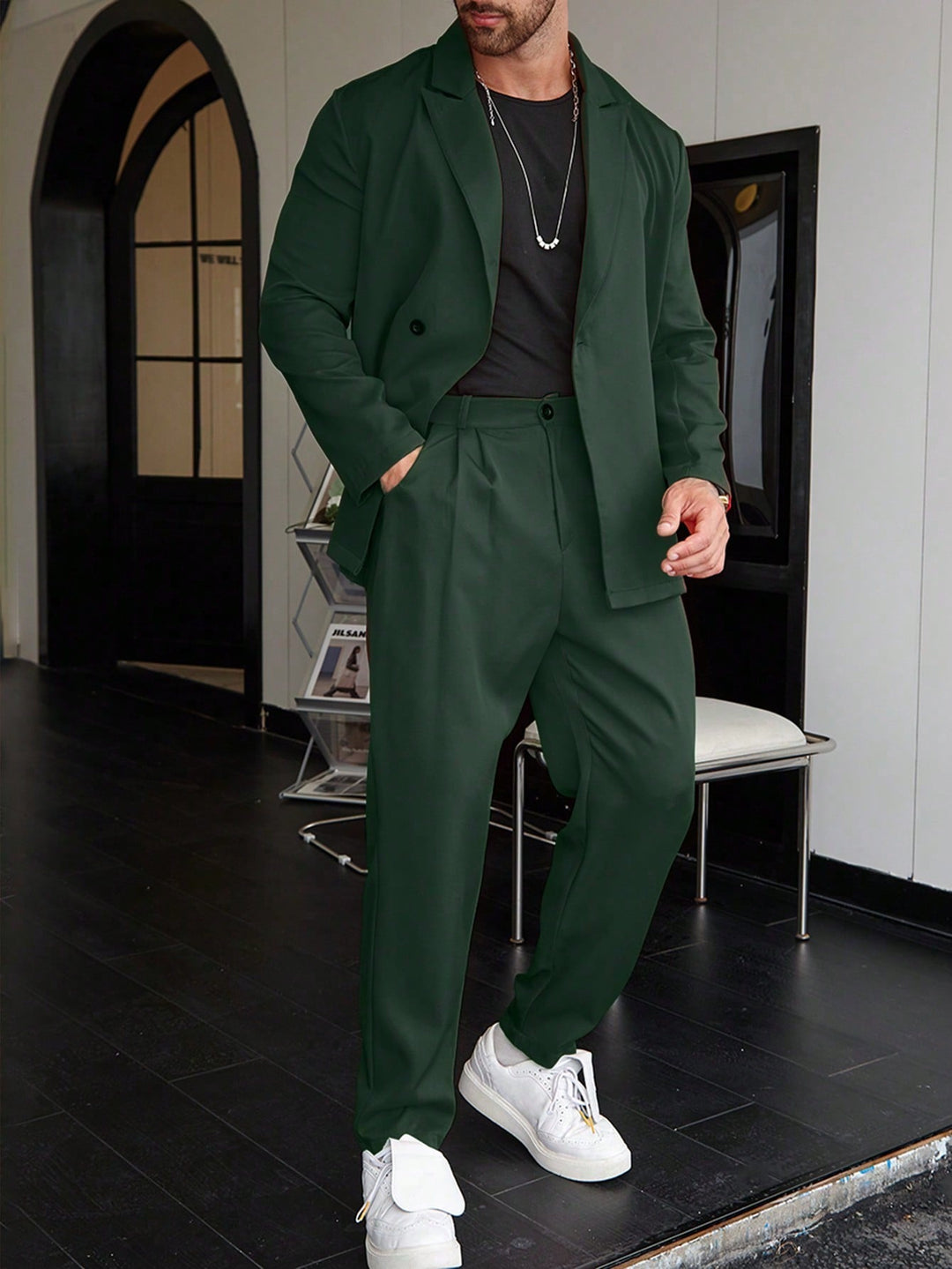 Men’s Two-Piece Suit | Slim Fit Blazer & Trousers