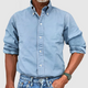 Men’s Long Sleeve Shirt | Classic Collar