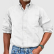 Men’s Long Sleeve Shirt | Classic Collar