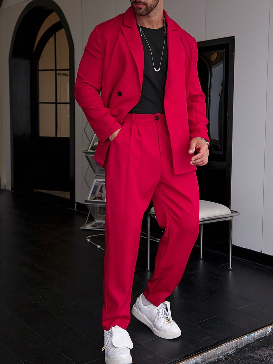 Men’s Two-Piece Suit | Slim Fit Blazer & Trousers