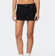 Low Rise Mini Skirt | Pocket Detail Denim Look