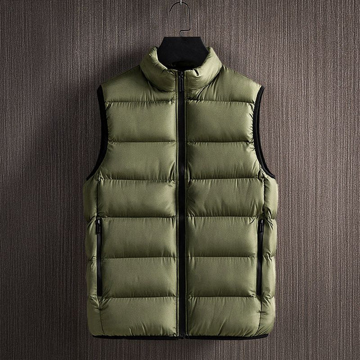 Men’s Zip-Up Vest | Quilted
