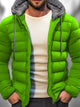 Men’s Hooded Puffer Jacket | Zip-Up