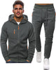 Men’s Hoodie Tracksuit Set | Zip-Up Jacket & Joggers
