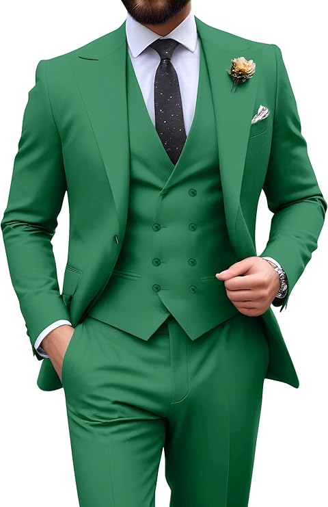 Men’s 3-Piece Slim Fit Suit | Formal Wedding