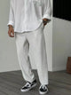 Men’s Straight Trousers | Textured