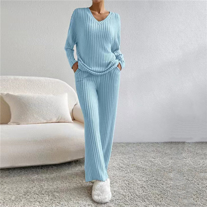 Women’s Ribbed Lounge Set | Relaxed Fit
