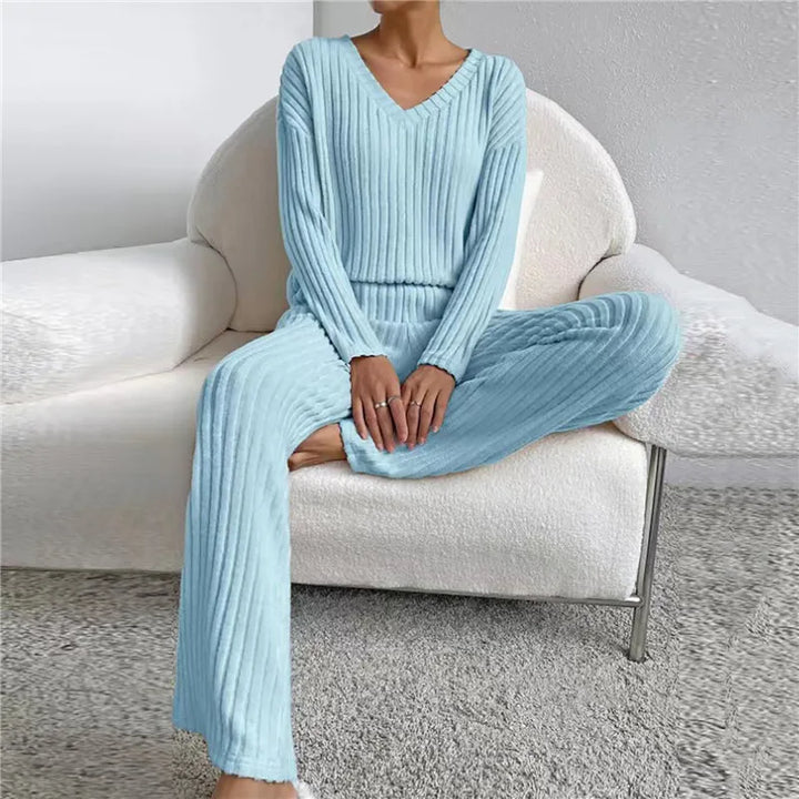 Women’s Ribbed Lounge Set | Relaxed Fit