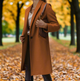 Women’s Long Overcoat | Single-Breasted
