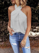 Women’s Twist Neck Halter Top | Sleeveless
