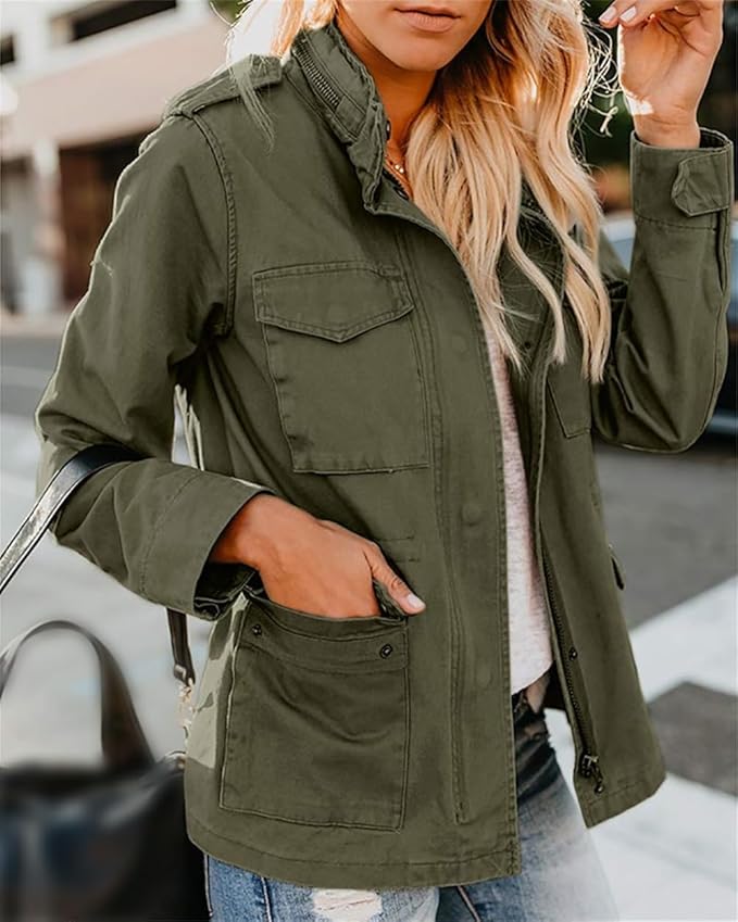 Women’s Zip-Up Hooded Jacket | Casual