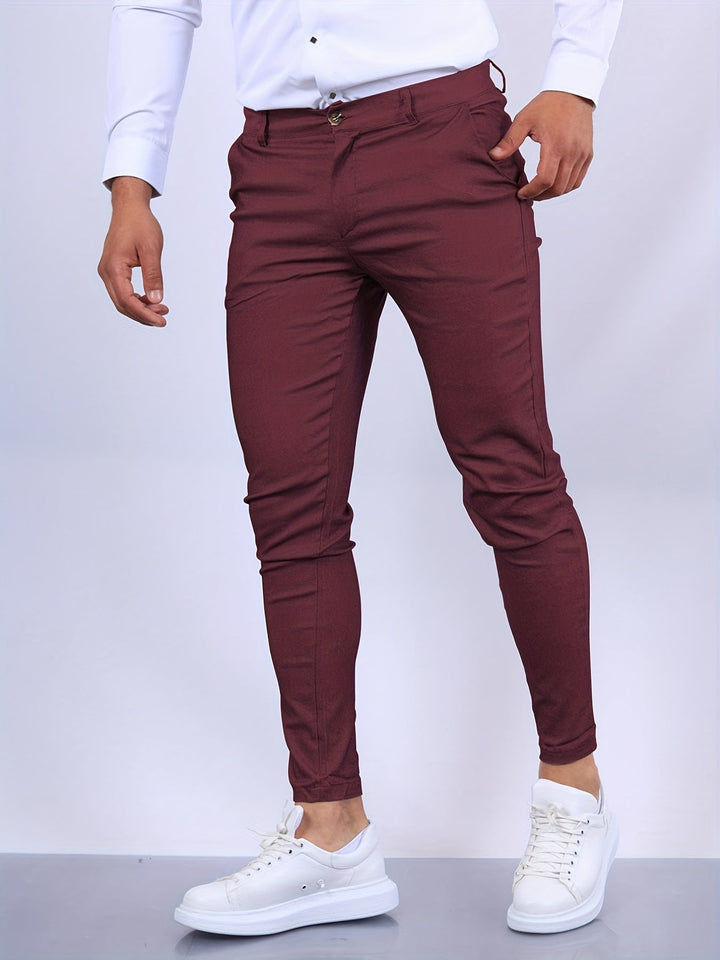 Men’s Slim Trousers | Straight Leg
