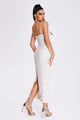 Women’s Elegant Textured Cutout Dress | Midi
