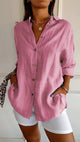 Women’s Oversized Button Blouse | Casual