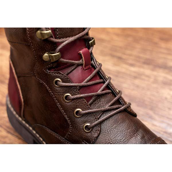 Jalen - Men's patchwork ankle shoes