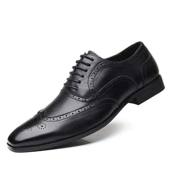 Benton - Men's classic brogue office shoes