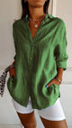 Women’s Oversized Button Blouse | Casual