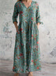 Boho Floral Dress for Women | Maxi