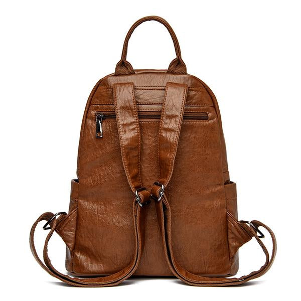 Layton - Vintage soft leather backpack