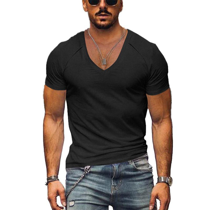 Weston - V Neck Solid T-Shirt