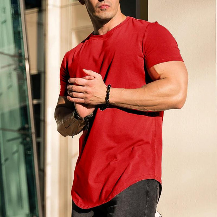Aaron - Solid Color Loose T-Shirt