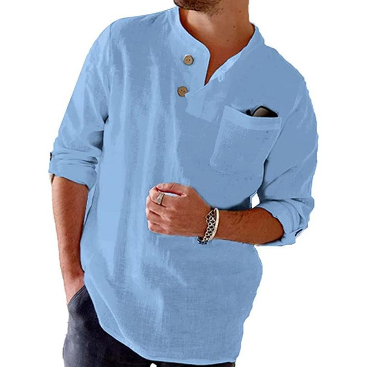 Ayden - Casual roll-up sleeve shirt