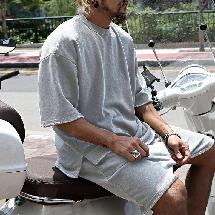 Emil - Men's Fit Short Sleeve Tee and Shorts Set