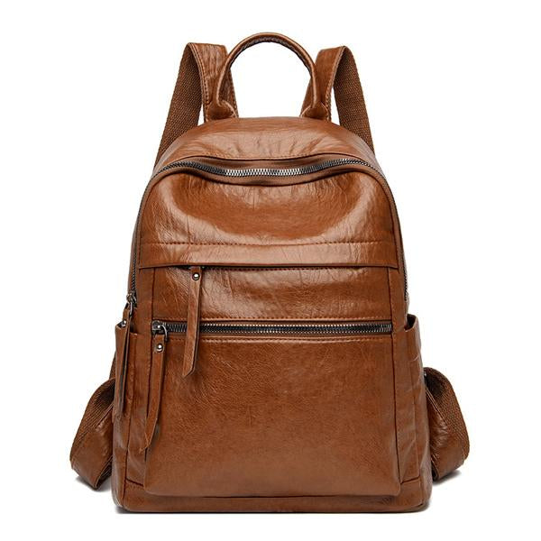 Layton - Vintage soft leather backpack