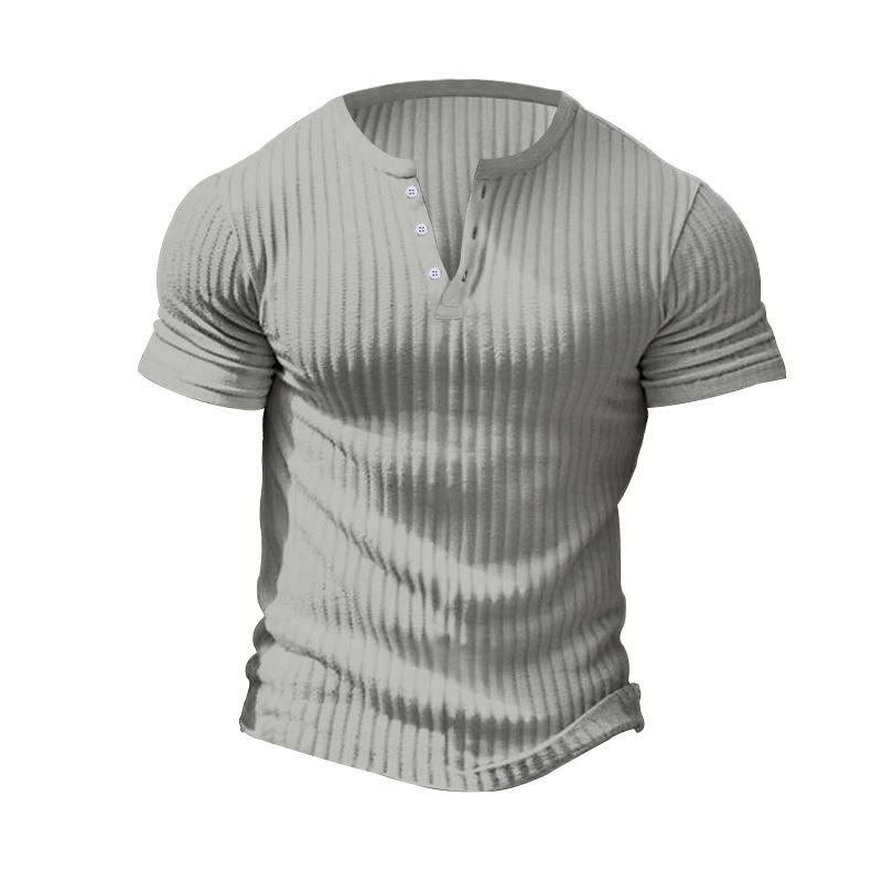 Zachary - Casual stretch knit short sleeve t-shirt