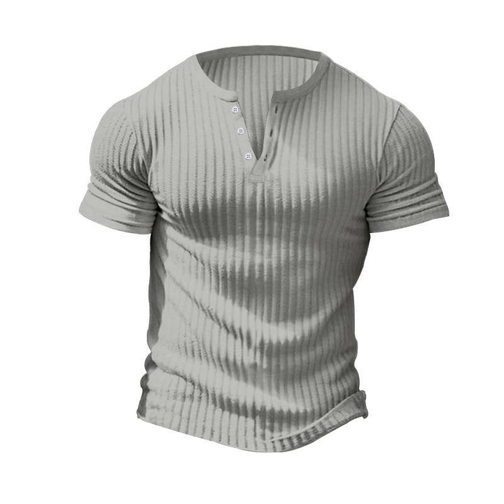Zachary - Casual stretch knit short sleeve t-shirt