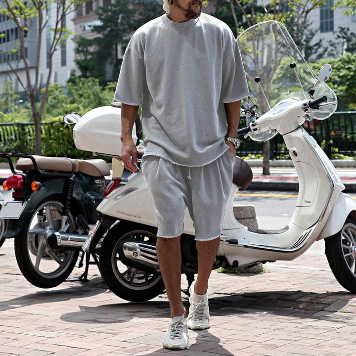 Emil - Men's Fit Short Sleeve Tee and Shorts Set