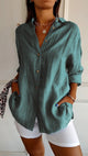 Women’s Oversized Button Blouse | Casual