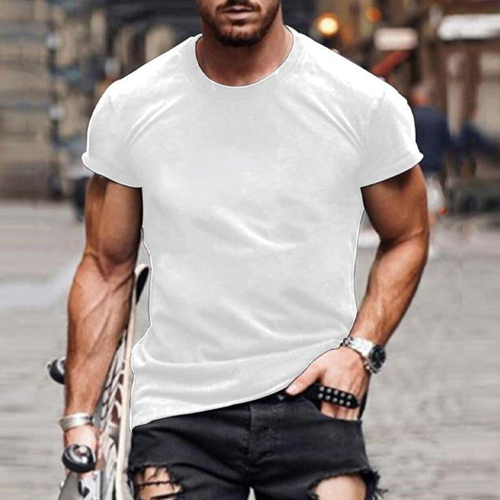 Easton - Casual solid color t-shirt
