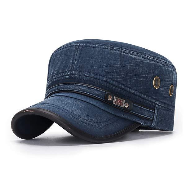 Kamari - Men's Classic Leather Brimmed Vintage Headwear