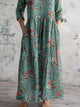 Boho Floral Dress for Women | Maxi