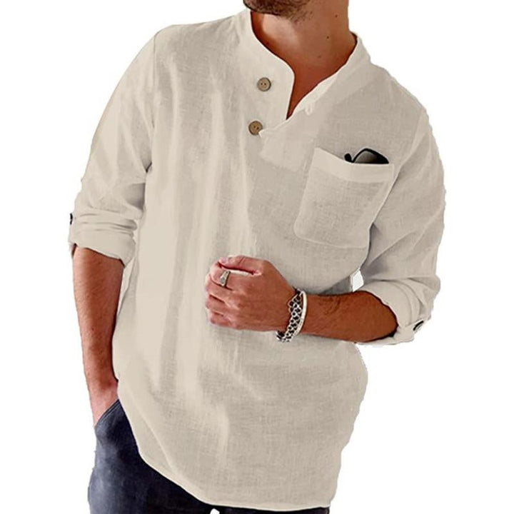 Ayden - Casual roll-up sleeve shirt