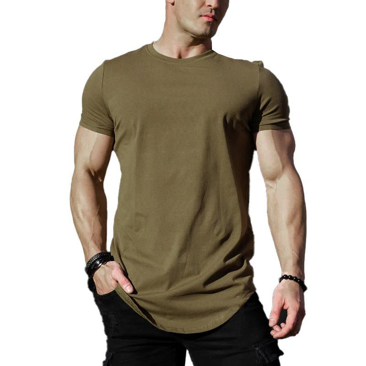 Aaron - Solid Color Loose T-Shirt