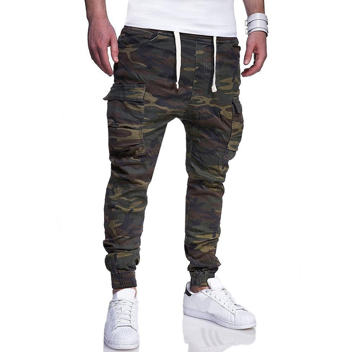 Lincoln - Camo print cargo pants