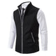 Men’s Zip-Up Knitted Vest | Sleeveless