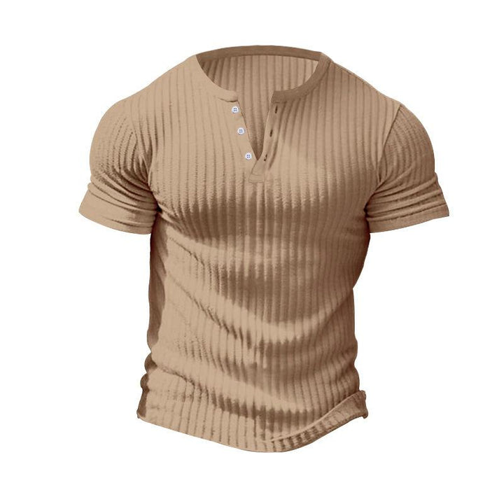 Zachary - Casual stretch knit short sleeve t-shirt
