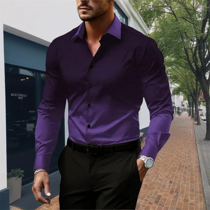 Eric - Gradient Lapel Button Shirt