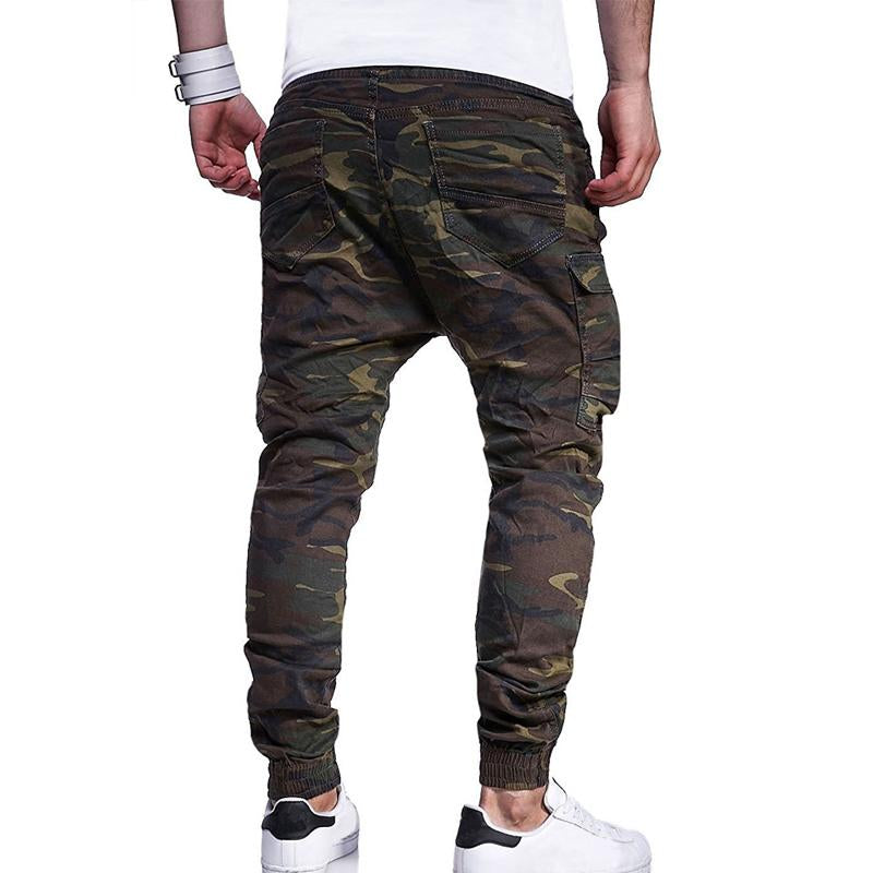 Lincoln - Camo print cargo pants