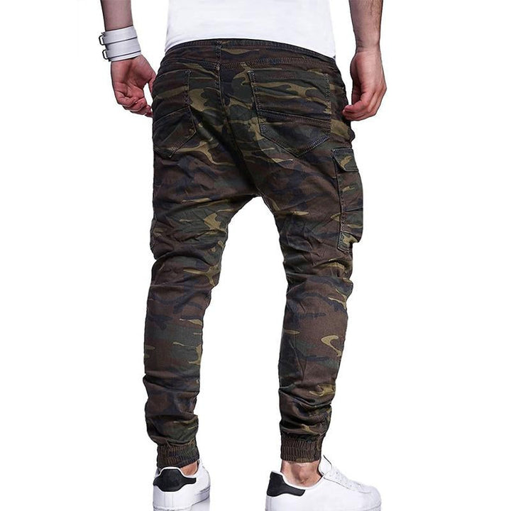 Lincoln - Camo print cargo pants