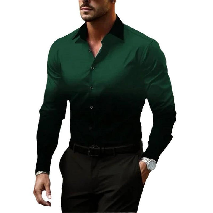 Eric - Gradient Lapel Button Shirt